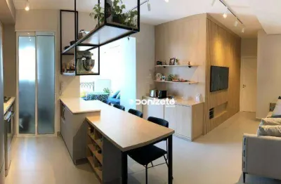 Apartamento com 2 dormitórios à venda, 70 m² por r$ 890.000,00 - jardim - santo andré/sp