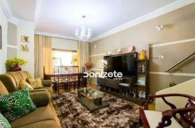 Sobrado com 3 dormitórios à venda, 179 m² por r$ 990.000,00 - vila alzira - santo andré/sp