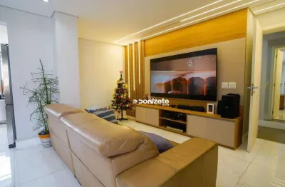 Apartamento com 3 dormitórios à venda, 135 m² por r$ 1.000.000,00 - jardim - santo andré/sp