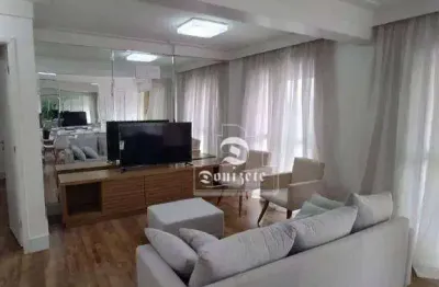 Apartamento com 3 dormitórios para alugar, 106 m² por r$ 6.900,00/mês - casa branca - santo andré/sp