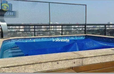Cobertura com 4 dormitórios à venda, 286 m² por r$ 1.599.000,00 - vila guiomar - santo andré/sp