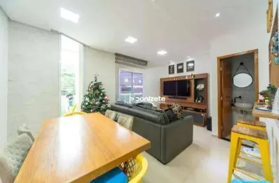 Sobrado com 3 dormitórios à venda, 148 m² por r$ 829.000,00 - vila gilda - santo andré/sp