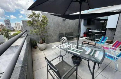 Cobertura com 2 dormitórios à venda, 100 m² por r$ 570.000,00 - jardim - santo andré/sp