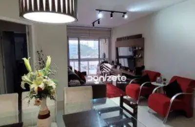Apartamento com 3 dormitórios à venda, 91 m² por r$ 870.000,00 - vila assunção - santo andré/sp