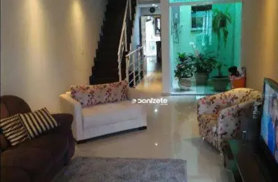Sobrado com 3 dormitórios à venda, 250 m² por r$ 1.054.000,00 - vila assunção - santo andré/sp