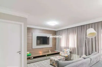 Apartamento com 3 dormitórios à venda, 166 m² por r$ 2.300.000,00 - jardim - santo andré/sp