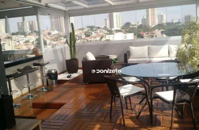 Cobertura à venda, 120 m² por r$ 665.000,00 - vila pires - santo andré/sp