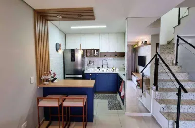 Sobrado com 2 dormitórios à venda, 123 m² por r$ 679.000,00 - campestre - santo andré/sp