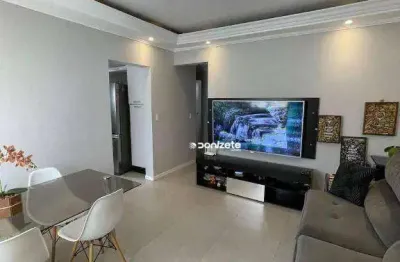 Apartamento com 2 dormitórios à venda, 68 m² por r$ 370.000,00 - vila valparaíso - santo andré/sp