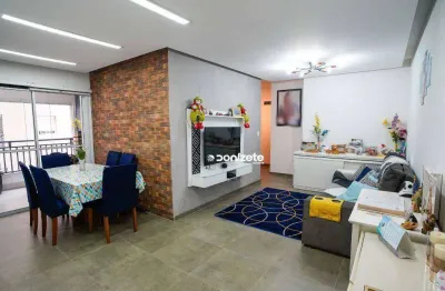 Apartamento à venda, 94 m² por r$ 889.000,00 - vila scarpelli - santo andré/sp