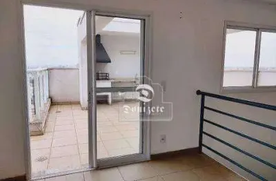 Cobertura com 2 dormitórios para alugar, 124 m² por r$ 4.403,00/mês - vila pires - santo andré/sp