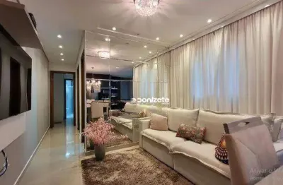 Cobertura com 2 dormitórios à venda, 140 m² por r$ 758.000,00 - vila valparaíso - santo andré/sp