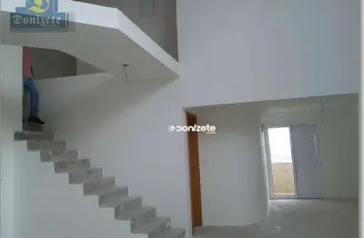 Apartamento duplex com 6 dormitórios à venda, 316 m² por r$ 2.500.000,00 - vila assunção - santo andré/sp