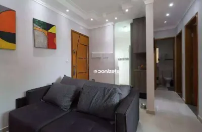 Apartamento com 2 dormitórios à venda, 47 m² por r$ 389.000,00 - paraíso - santo andré/sp