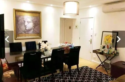 Apartamento com 3 dormitórios à venda, 122 m² por r$ 490.000,00 - vila assunção - santo andré/sp