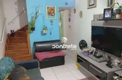 Sobrado com 2 dormitórios à venda, 143 m² por r$ 550.000,00 - campestre - santo andré/sp