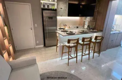 Apartamento à venda, 58 m² por r$ 593.000,00 - vila alzira - santo andré/sp