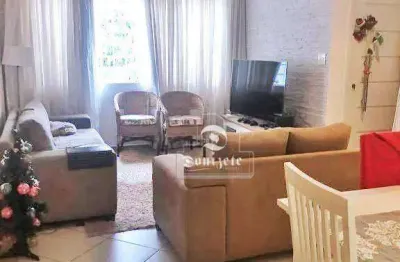 Sobrado com 3 dormitórios à venda, 130 m² por r$ 920.000,00 - vila valparaíso - santo andré/sp