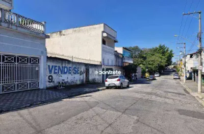 Terreno à venda, 300 m² por r$ 550.000,00 - vila palmares - santo andré/sp