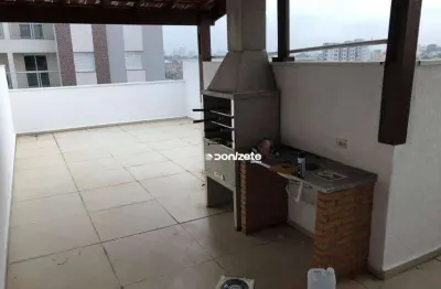 Cobertura com 2 dormitórios à venda, 100 m² por r$ 545.000,00 - campestre - santo andré/sp