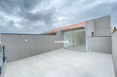 Cobertura com 2 dormitórios à venda, 100 m² por r$ 445.200,00 - jardim santo alberto - santo andré/sp