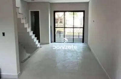 Sobrado com 2 dormitórios à venda, 110 m² por r$ 749.999,90 - jardim santo alberto - santo andré/sp