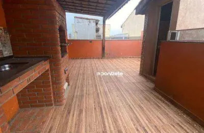 Cobertura com 2 dormitórios à venda, 76 m² por r$ 370.000,00 - parque das nações - santo andré/sp