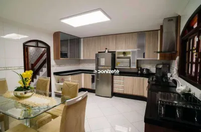 Sobrado com 3 dormitórios à venda, 260 m² por r$ 998.000,00 - vila alto de santo andré - santo andré/sp