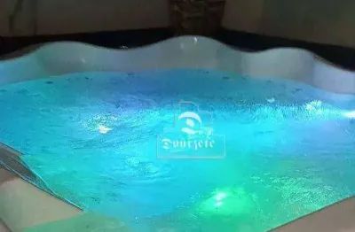 Cobertura com 2 dormitórios para alugar, 140 m² por r$ 3.481,67/mês - parque oratório - santo andré/sp