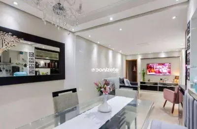 Apartamento com 3 dormitórios à venda, 96 m² por r$ 585.000,00 - parque das nações - santo andré/sp