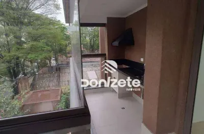 Apartamento com 3 dormitórios para alugar, 165 m² por r$ 10.314,12/mês - jardim - santo andré/sp