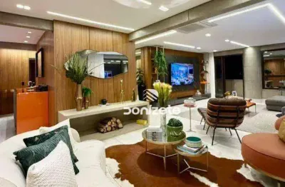 Apartamento com 3 dormitórios à venda, 190 m² por r$ 3.900.000,00 - jardim - santo andré/sp