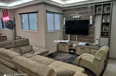 Cobertura com 3 dormitórios à venda, 156 m² por r$ 578.990,00 - vila alzira - santo andré/sp