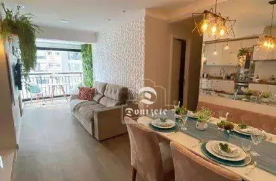 Apartamento com 3 dormitórios à venda, 70 m² por r$ 800.000,00 - jardim - santo andré/sp