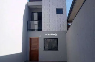 Sobrado com 2 dormitórios à venda, 70 m² por r$ 539.000,00 - vila pires - santo andré/sp