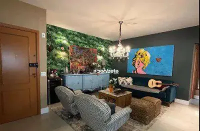 Apartamento com 3 dormitórios à venda, 126 m² por r$ 1.450.000,00 - vila scarpelli - santo andré/sp