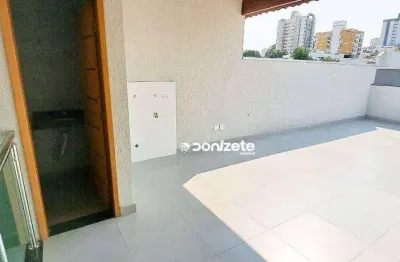 Cobertura com 2 dormitórios à venda, 106 m² por r$ 559.999,99 - vila valparaíso - santo andré/sp