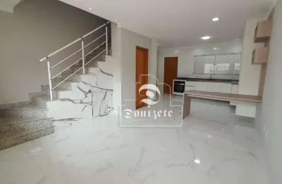 Sobrado com 2 dormitórios para alugar, 120 m² por r$ 3.529,00/mês - vila alzira - santo andré/sp