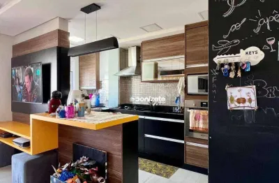 Apartamento com 2 dormitórios à venda, 72 m² por r$ 658.000,08 - vila valparaíso - santo andré/sp