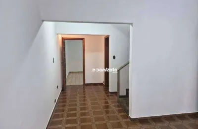 Sobrado com 3 dormitórios à venda, 228 m² - campestre - santo andré/sp