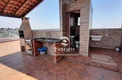 Cobertura com 2 dormitórios para alugar, 48 m² por r$ 2.380,40/mês - vila curuçá - santo andré/sp