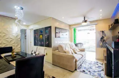 Apartamento com 2 dormitórios à venda, 75 m² por r$ 698.000,00 - vila valparaíso - santo andré/sp