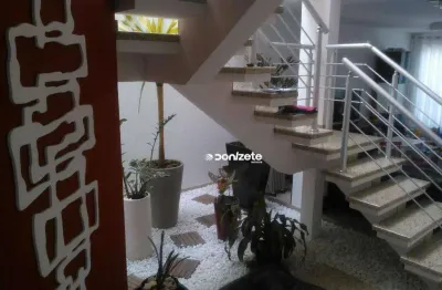Sobrado com 3 dormitórios, 238 m² - venda por r$ 1.390.000,00 ou aluguel por r$ 6.640,01/mês - vila scarpelli - santo andré/sp
