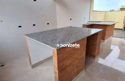 Cobertura com 2 dormitórios, 103 m² - venda por r$ 630.000,00 ou aluguel por r$ 4.769,16/mês - campestre - santo andré/sp