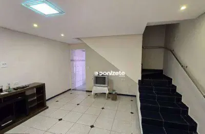 Sobrado com 3 dormitórios à venda, 185 m² por r$ 450.000,00 - jardim alzira franco - santo andré/sp