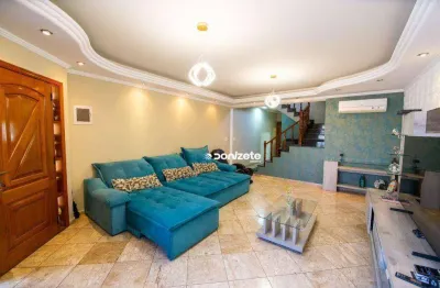 Sobrado com 3 dormitórios à venda, 366 m² por r$ 1.383.000,00 - parque das nações - santo andré/sp
