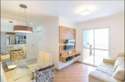 Apartamento com 2 dormitórios à venda, 60 m² por r$ 558.500,00 - vila valparaíso - santo andré/sp