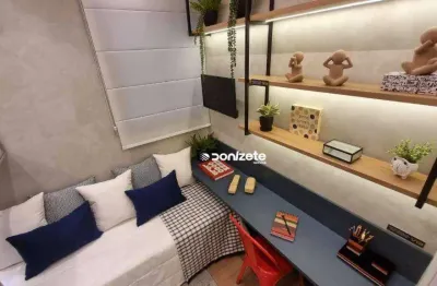 Apartamento à venda, 38 m² por r$ 308.999,00 - vila príncipe de gales - santo andré/sp