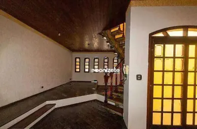 Sobrado com 3 dormitórios à venda, 192 m² por r$ 780.000,00 - vila homero thon - santo andré/sp