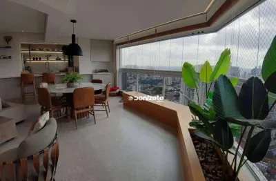 Apartamento com 3 dormitórios à venda, 160 m² por r$ 2.400.000,00 - vila guiomar - santo andré/sp